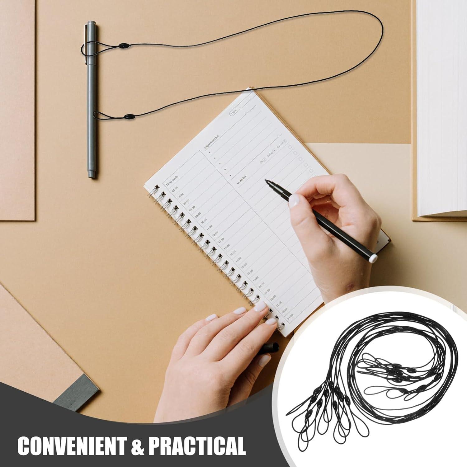 Lazos Colgantes Gadpiparty 10pcs Plástico Negro 58cm