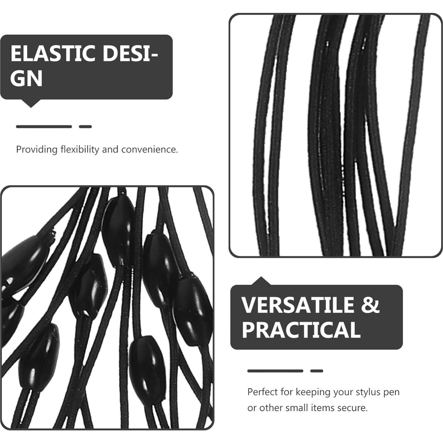 Lazos Colgantes Gadpiparty 10pcs Plástico Negro 58cm