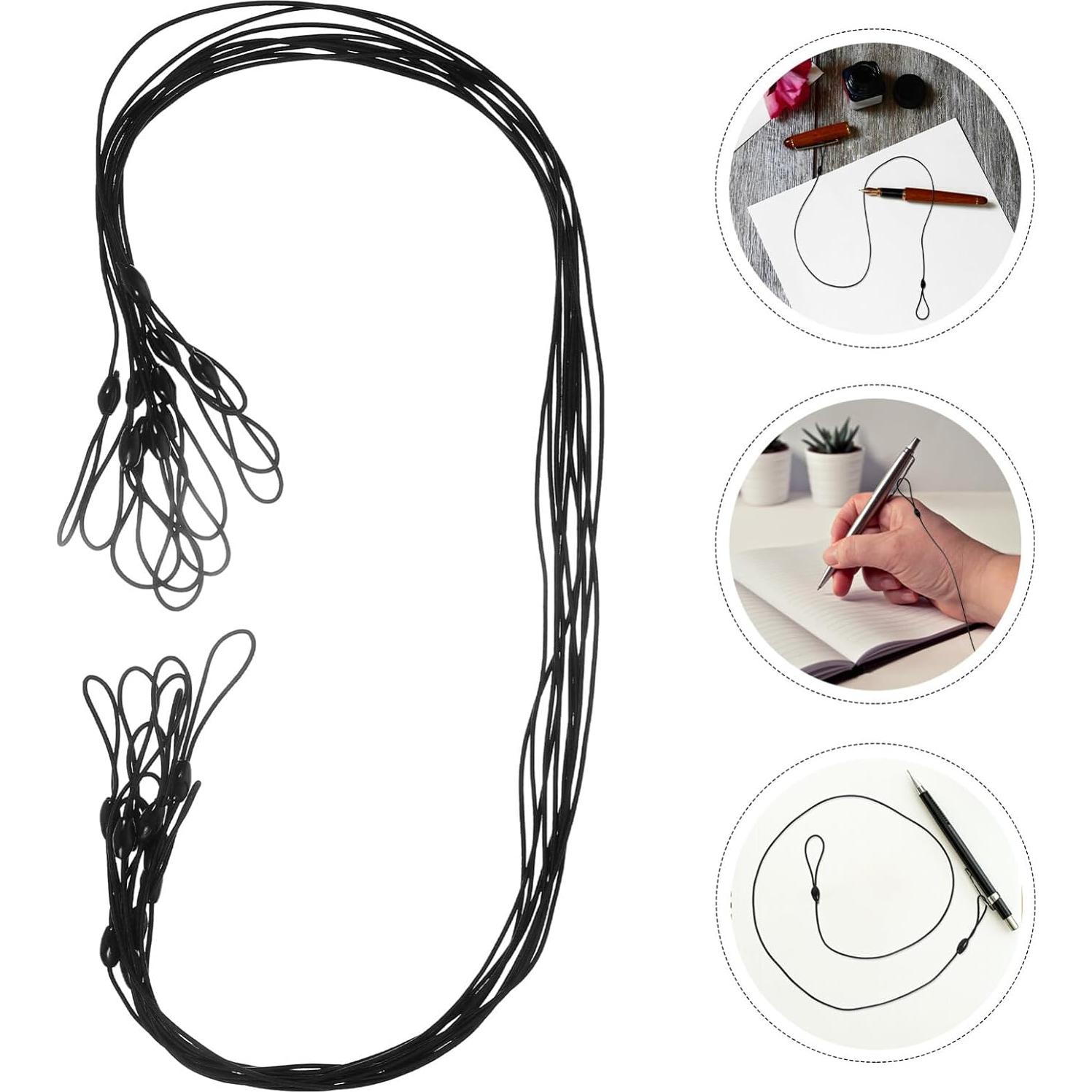 Lazos Colgantes Gadpiparty 10pcs Plástico Negro 58cm