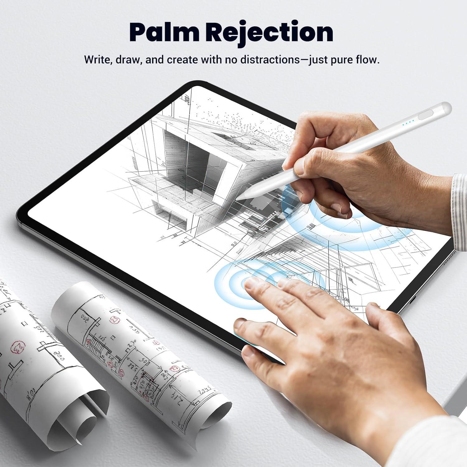 Lápiz Stylus para iPad Mini 7 - Carga Rápida, Precisión 1.5mm