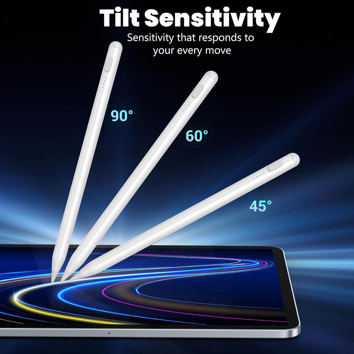 Lápiz Stylus para iPad Mini 7 - Carga Rápida, Precisión 1.5mm