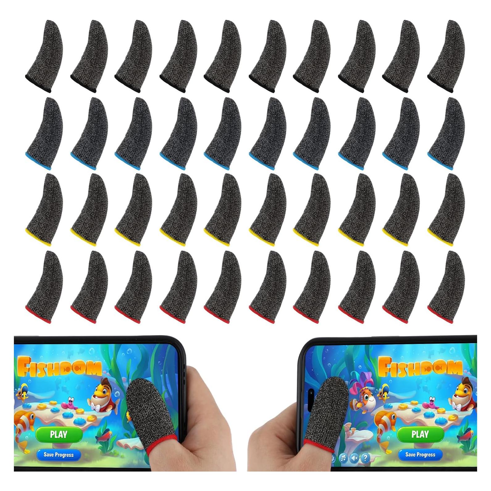 40 Pcs Dedales para Juegos Móviles Tyqour - Multicolor