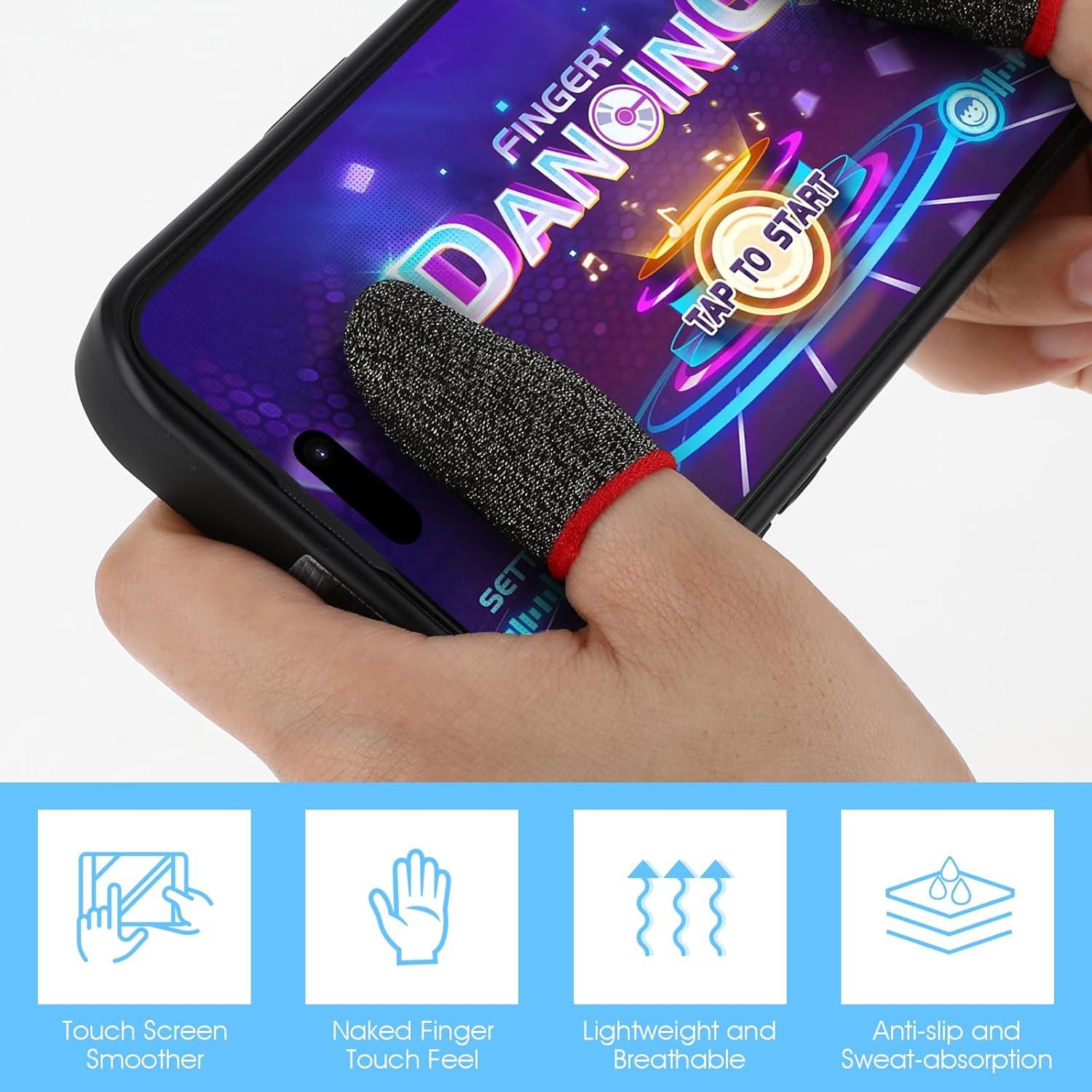 40 Pcs Dedales para Juegos Móviles Tyqour - Multicolor