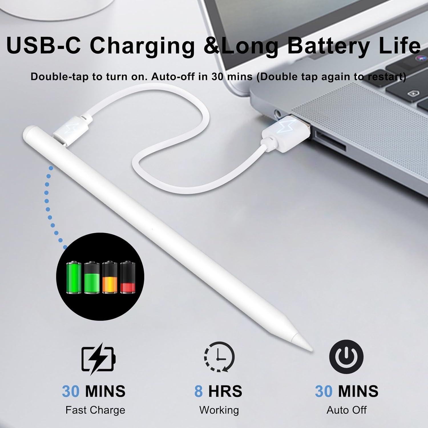 Lápiz Stylus Zealoire para iPad 6-11ª Gen Carga Rápida