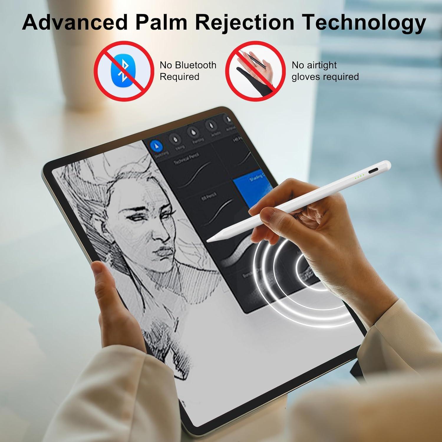 Lápiz Stylus Zealoire para iPad 6-11ª Gen Carga Rápida