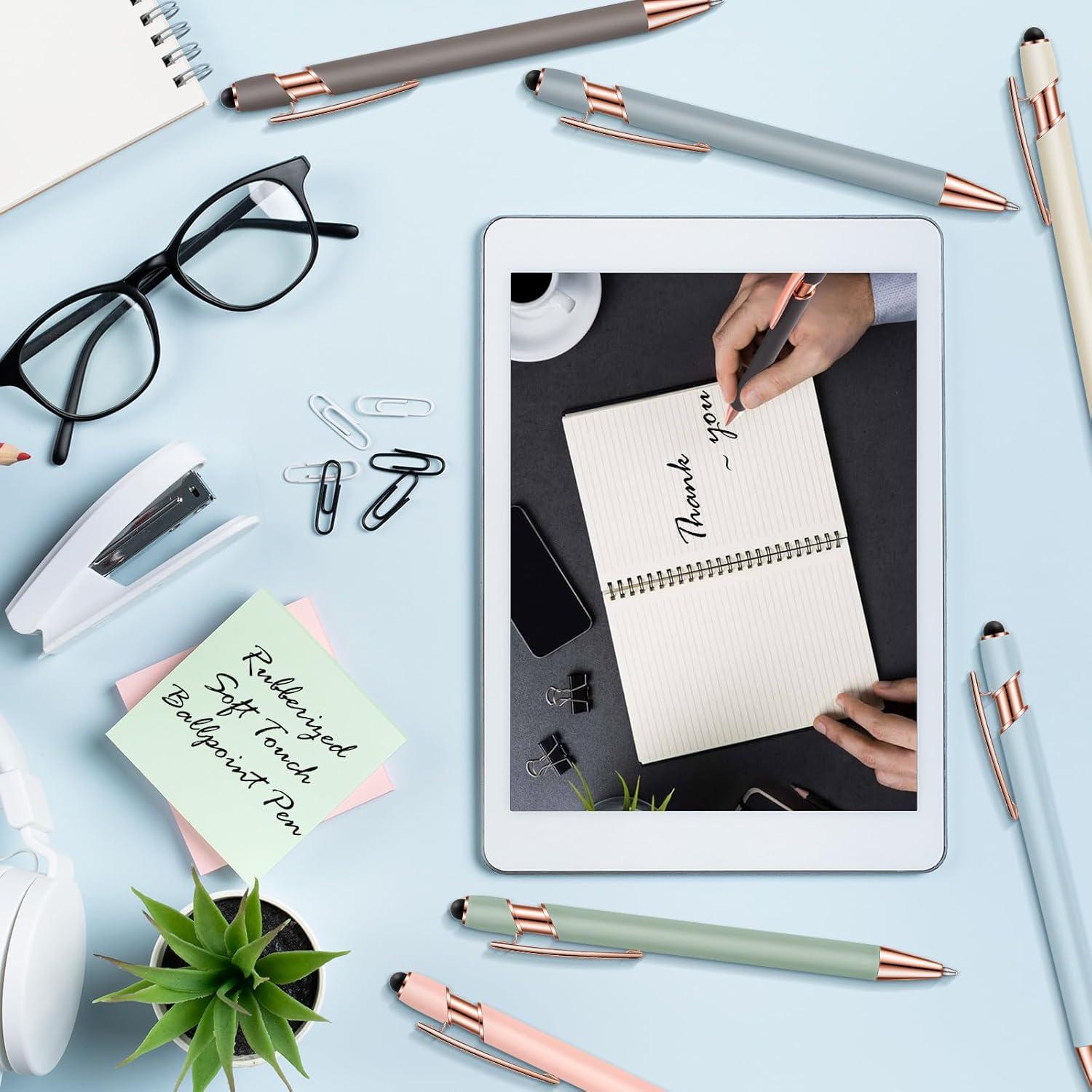 Bolígrafos 2 en 1 Tenare - 12 Piezas Estilógrafo y Tinta Negra