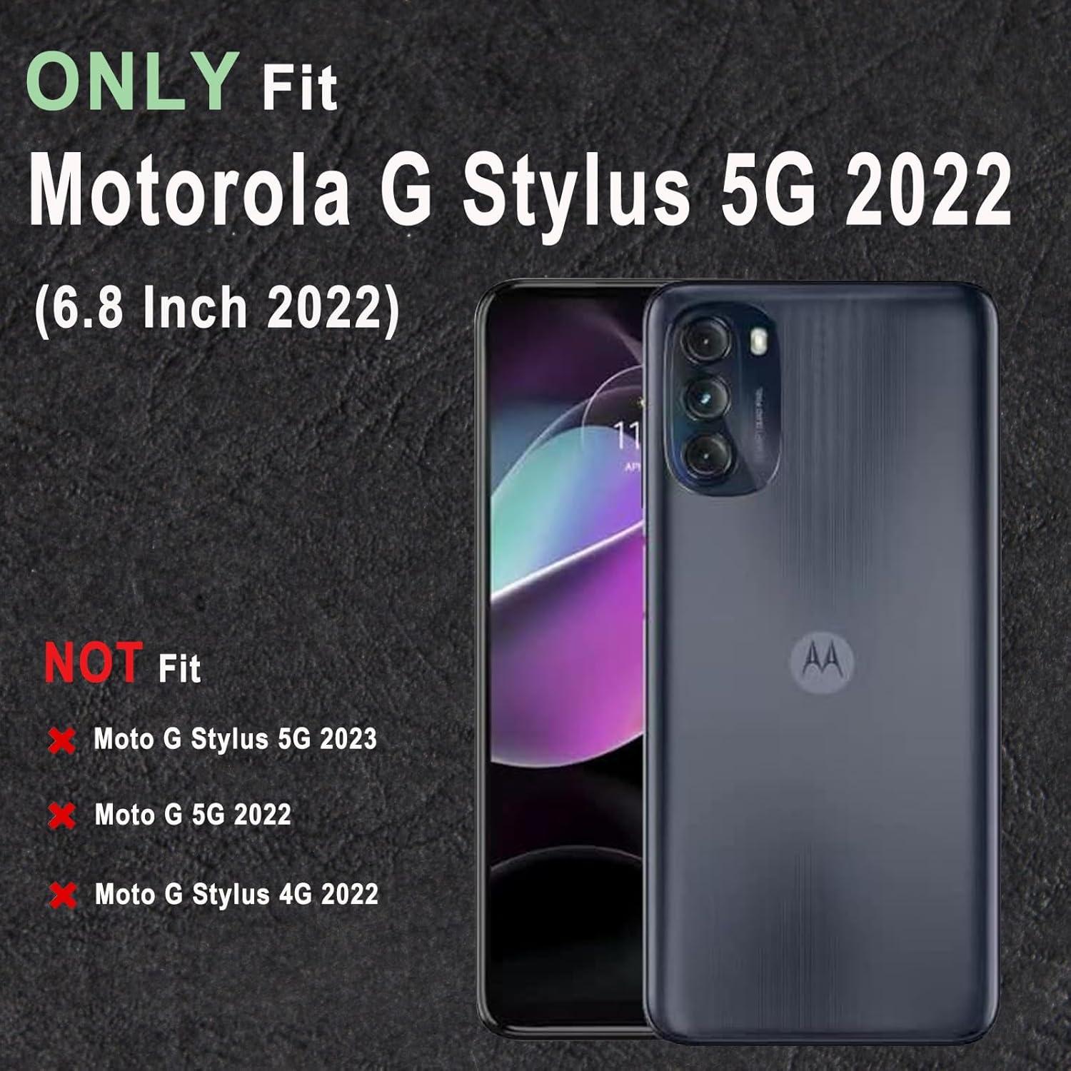 Funda Doble Capa Motorola Moto G Stylus 5G 2022 Morada