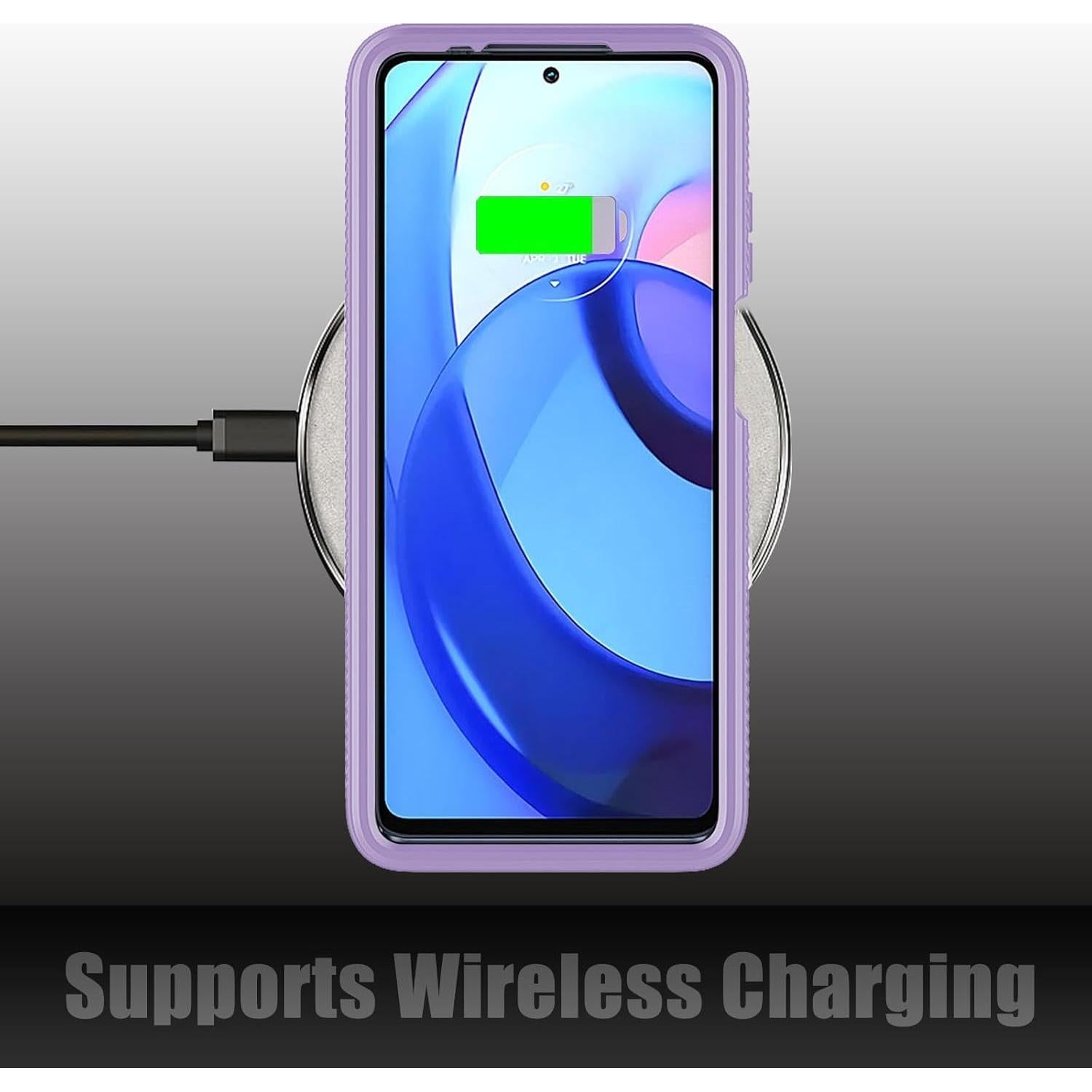 Funda Doble Capa Motorola Moto G Stylus 5G 2022 Morada