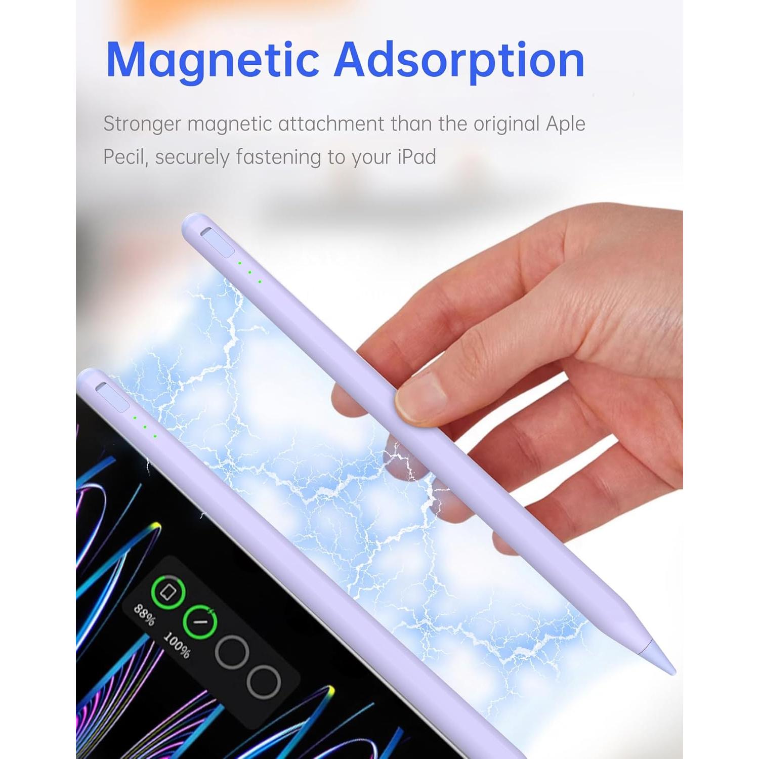 Lápiz Stylus Uogic para iPad - Carga Rápida, Rechazo de Palma