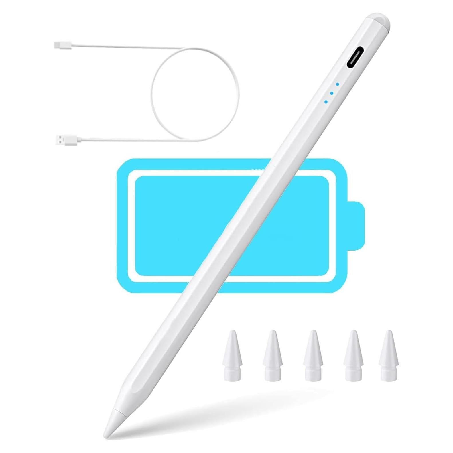 Lápiz Stylus para iPad 2018-2024 XVZ Carga Rápida Blanco