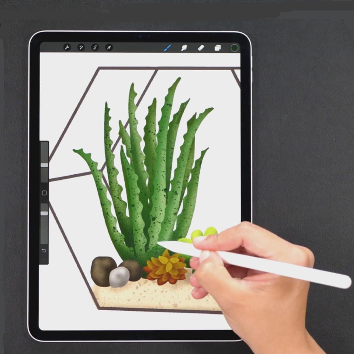 Lápiz Stylus para iPad 2018-2024 XVZ Carga Rápida Blanco