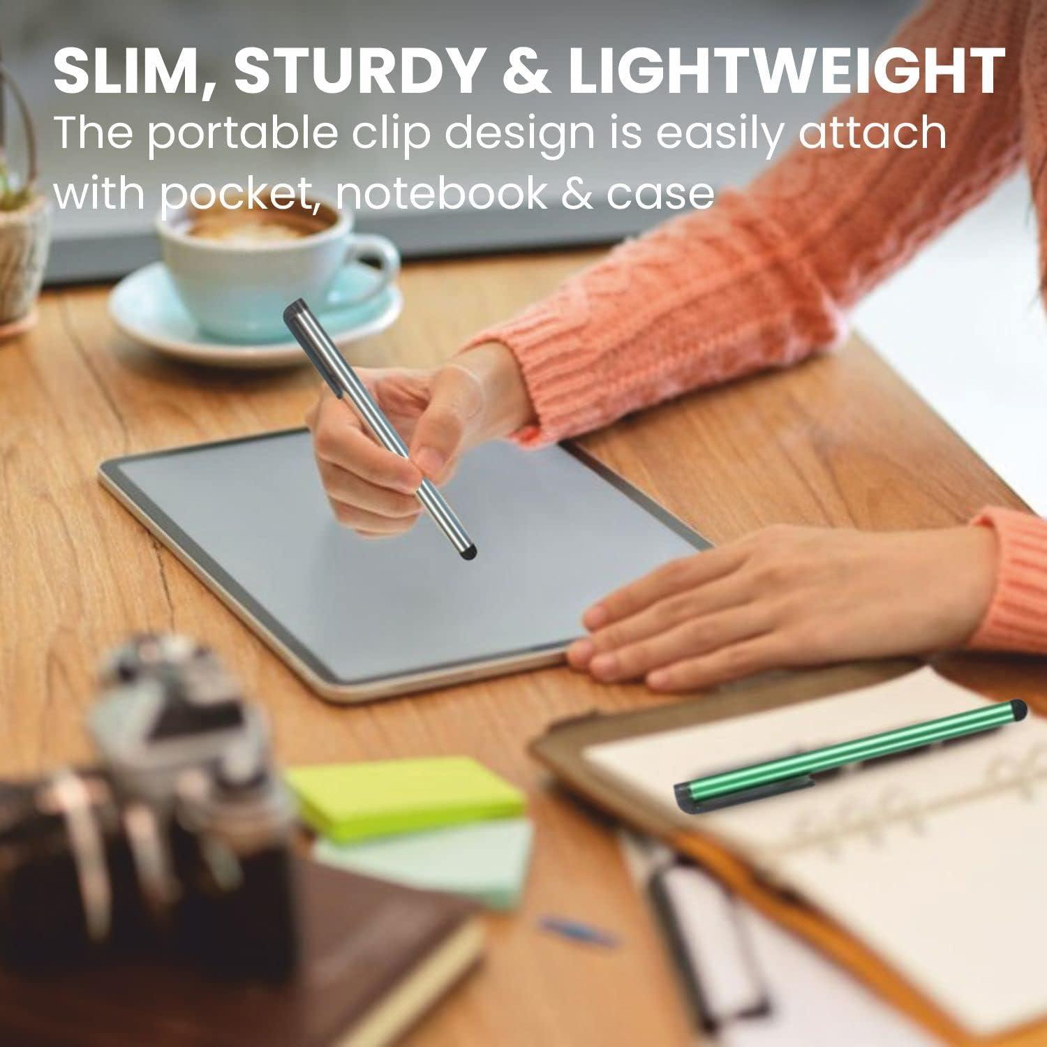 Bolígrafos Stylus Universales Metálicos Multicolor - 100 Unidades