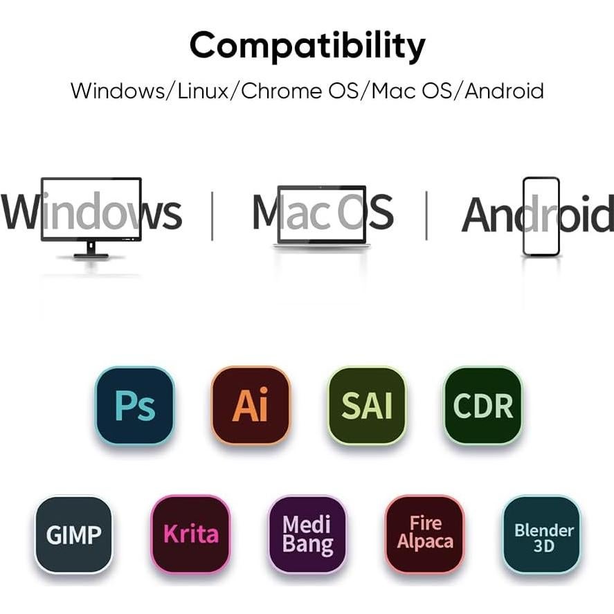 Tableta de Dibujo XPPen Deco 01 V3, 16384 Niveles de Presión