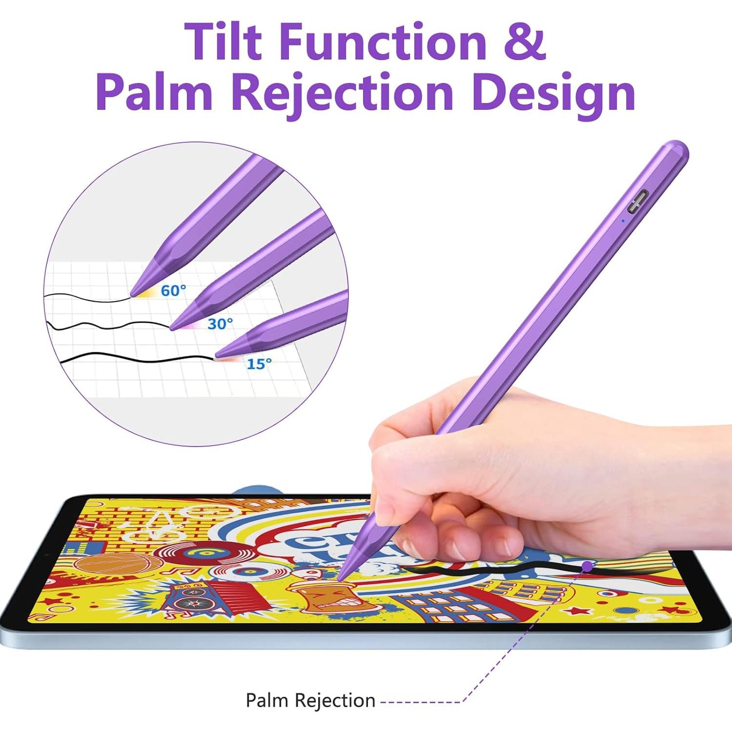 Lápiz Stylus TQQ para iPad Pro 11" y 12.9" - Púrpura