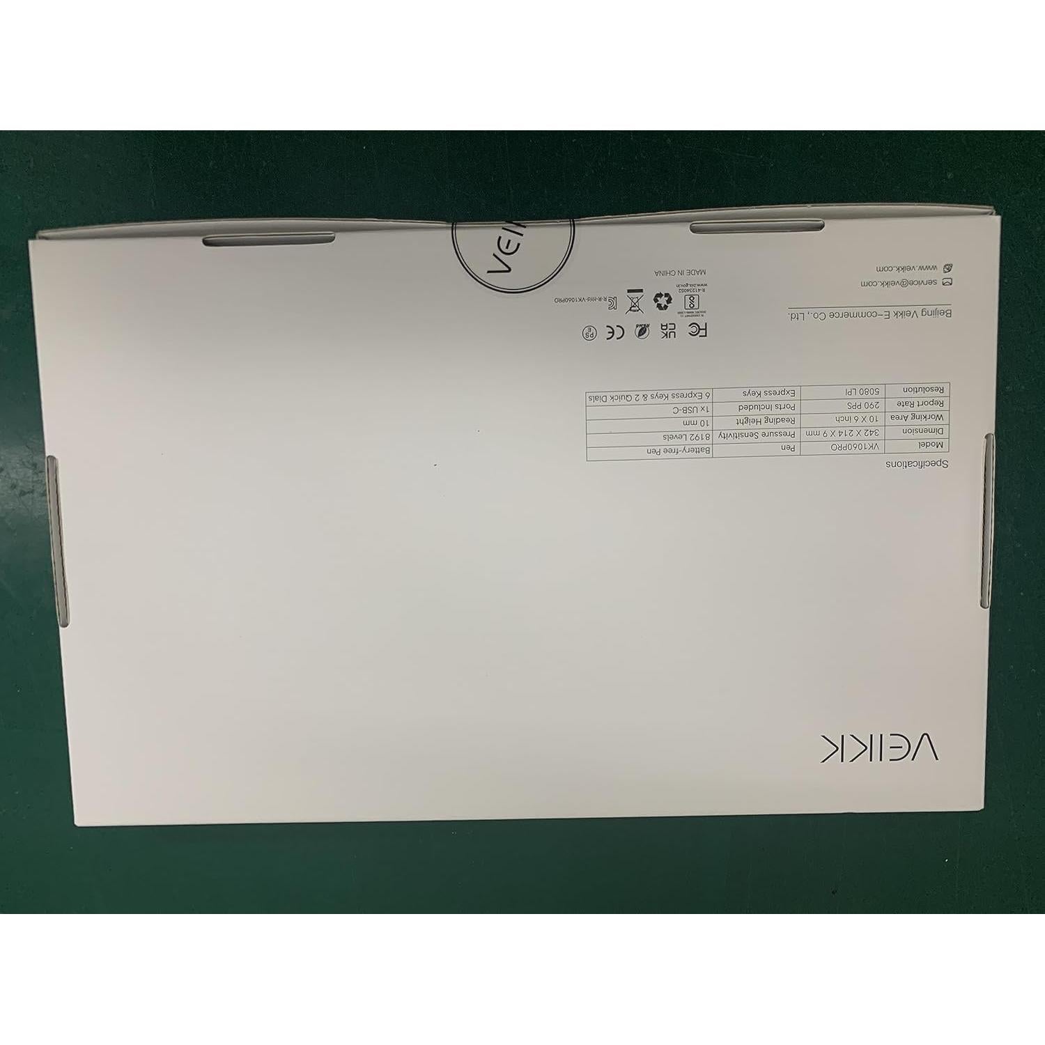 Tableta de Dibujo VEIKK VK1060PRO 10x6" 8192 Niveles Presión