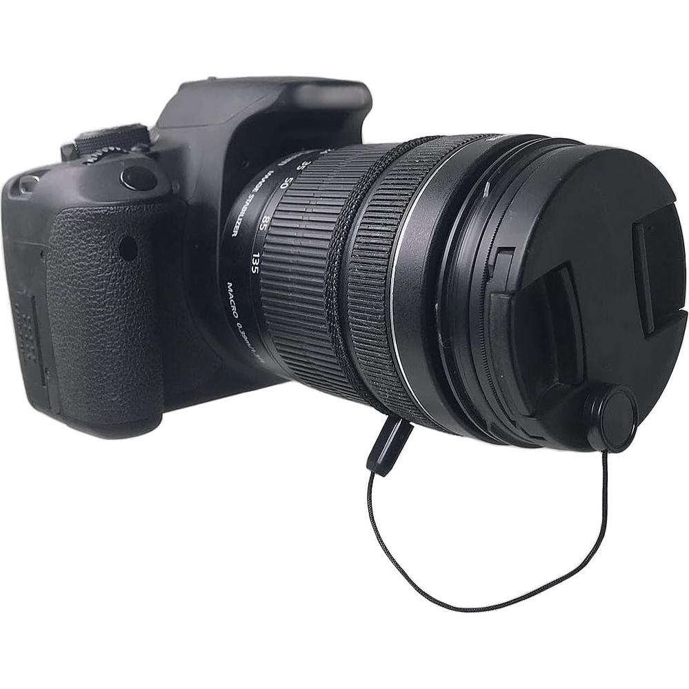 Paquete de 3 tapas de lente 58mm + correas Keabroir