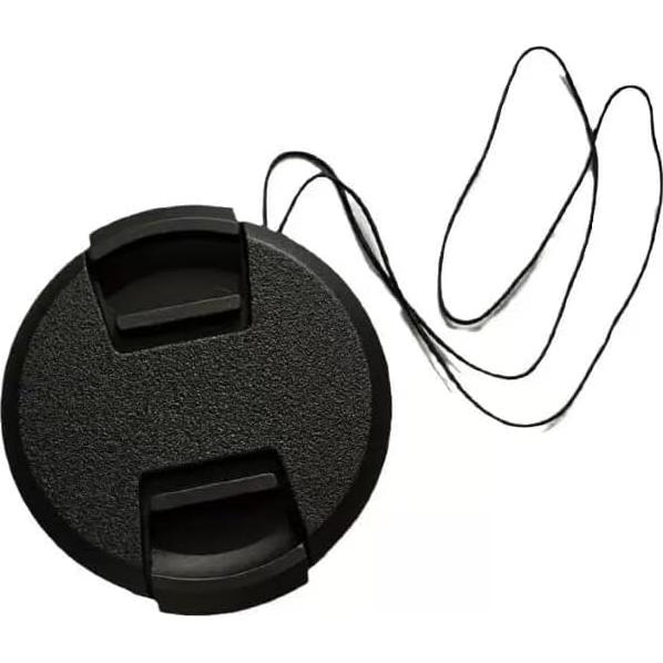 Tapa de Lente 55mm Shenligod 2 Pcs con Correa para DSLR