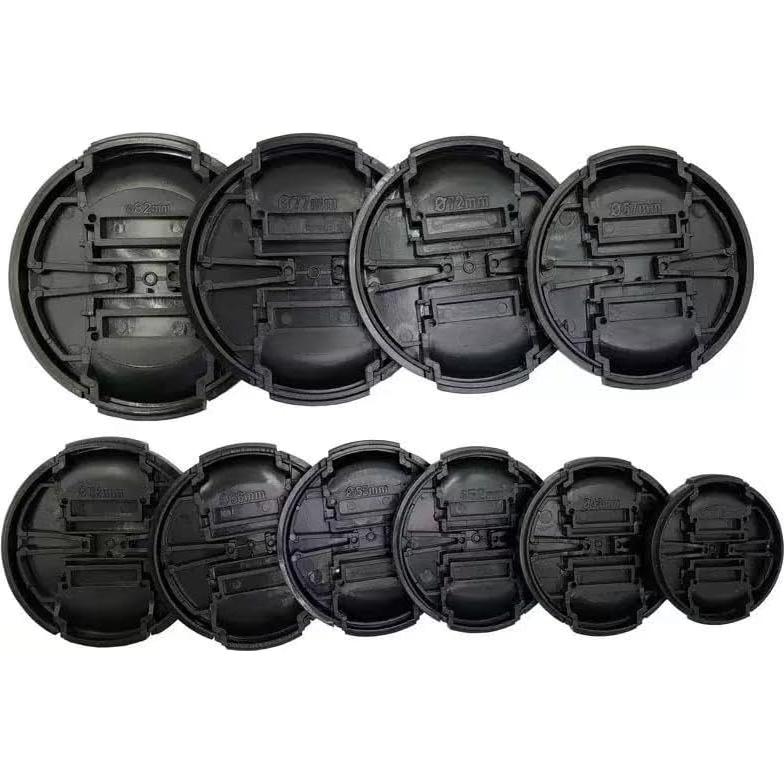 Tapa de Lente 55mm Shenligod 2 Pcs con Correa para DSLR