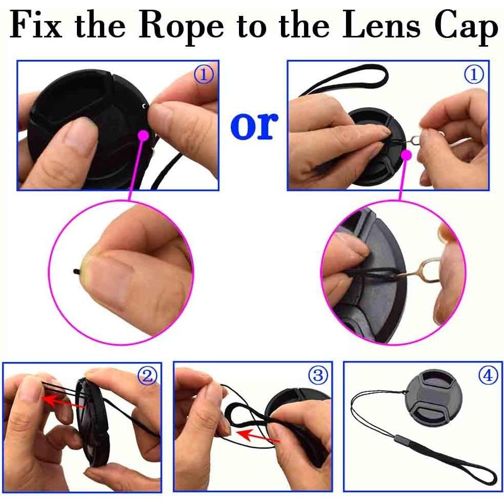 Tapa de lente 77mm ULBTER para Canon RF 24-105mm F4L - 2 Piezas