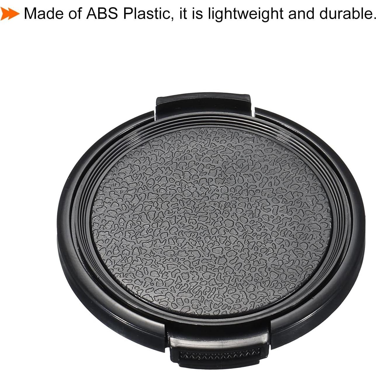 Tapa de Lente PATIKIL 52mm con Pinzas Laterales - Paquete de 4