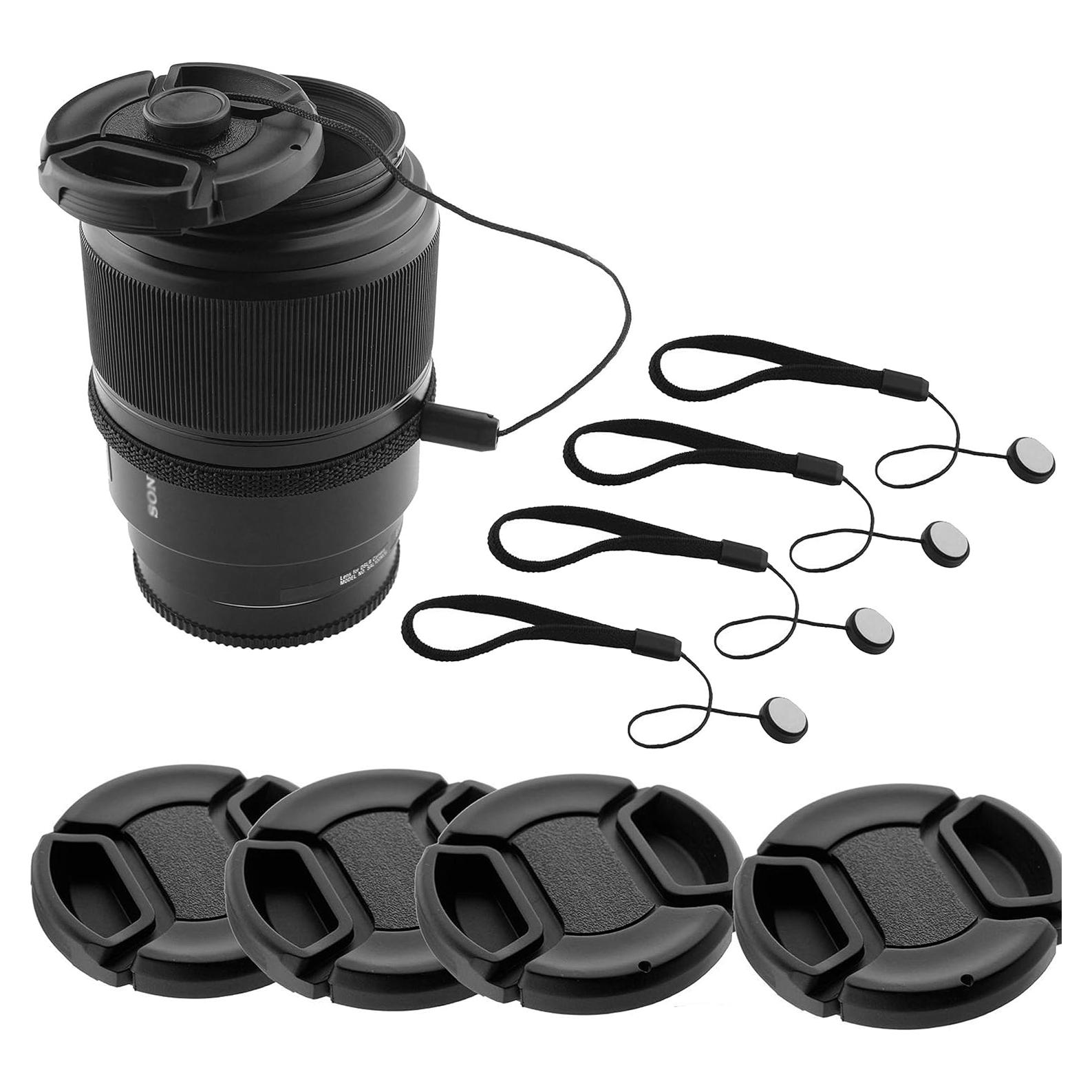 Tapas de Lente 58mm CamKix para Nikon, Canon, Sony - 4 Piezas