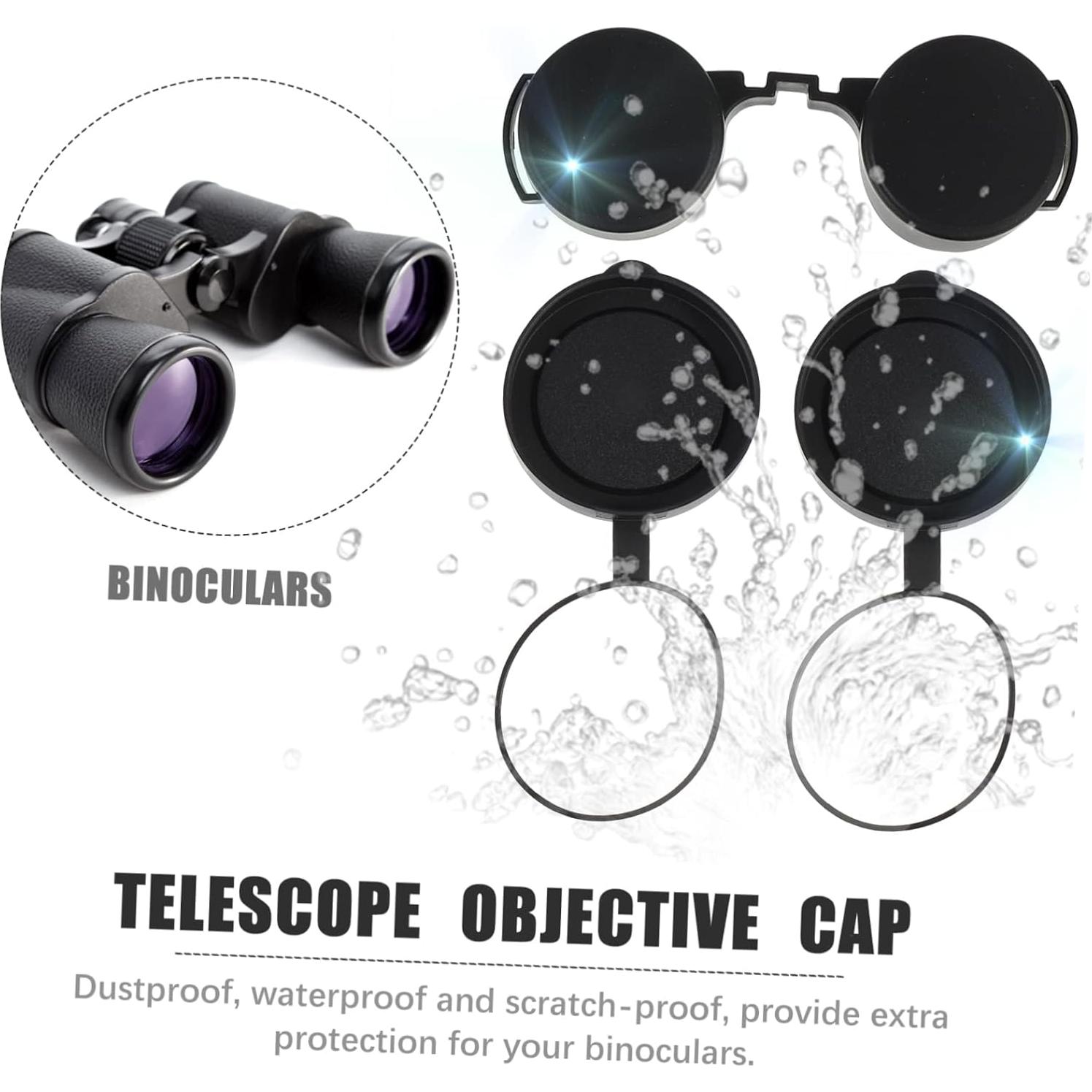 Set de 3 Tapas de Lentes de Goma para Prismáticos Parliky