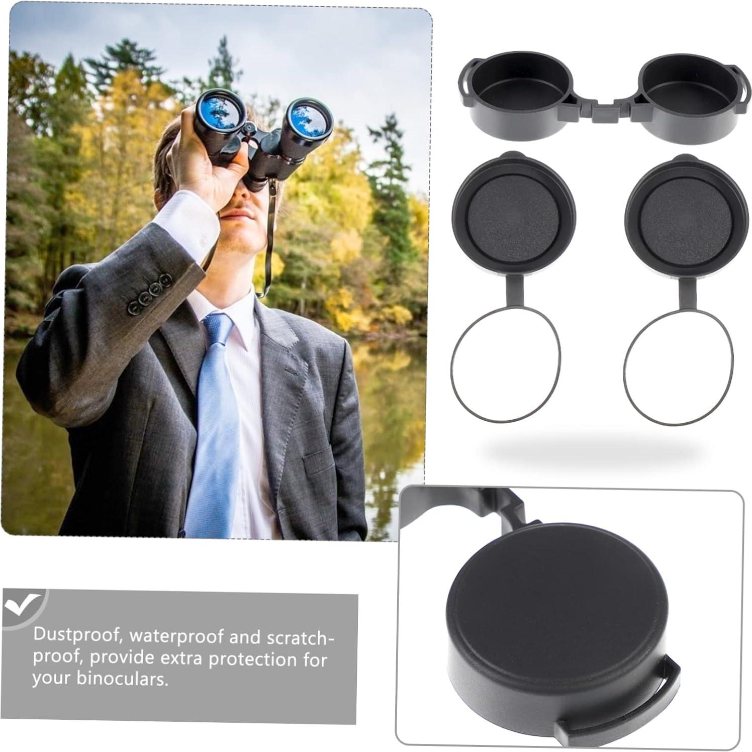 Set de 3 Tapas de Lentes de Goma para Prismáticos Parliky