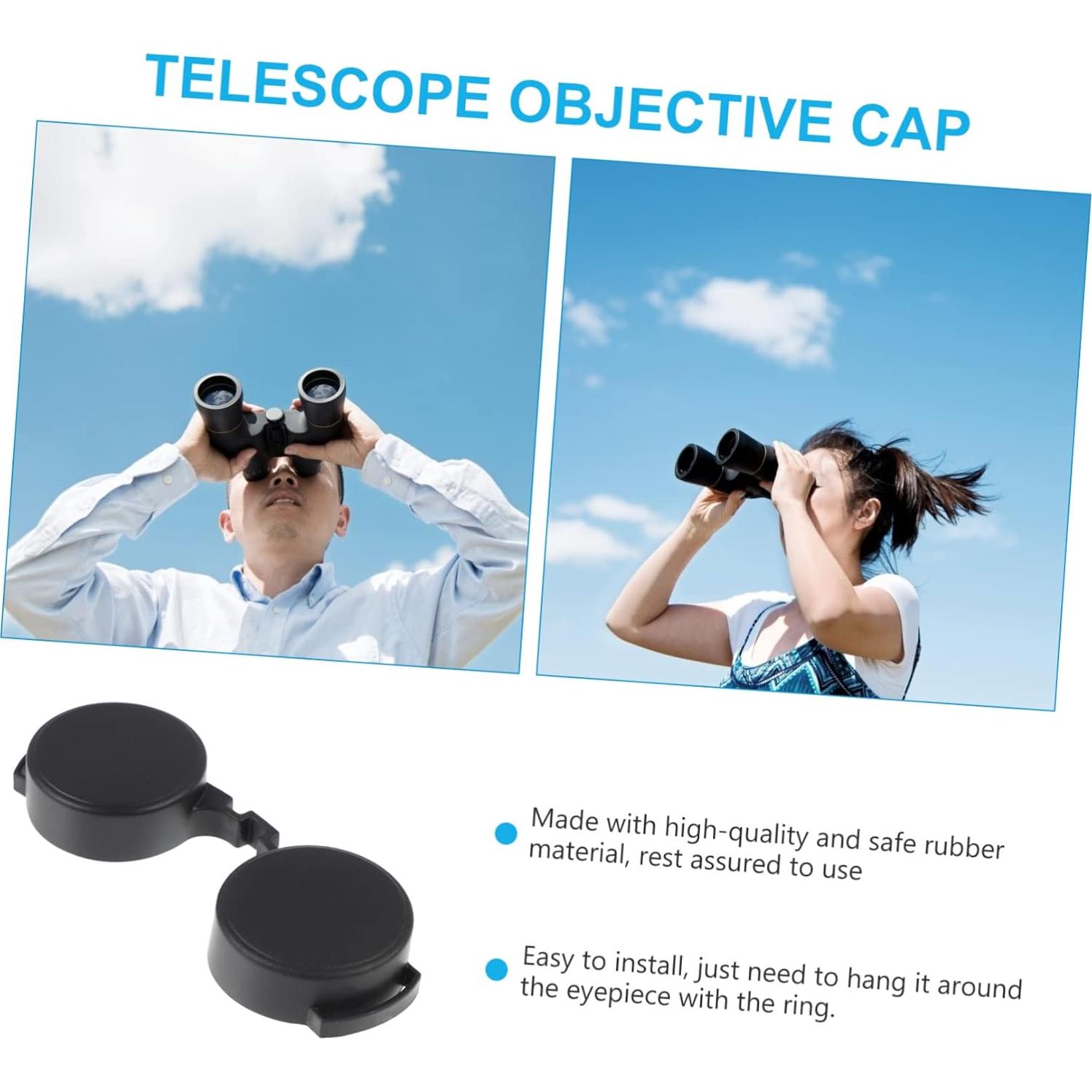 Set de 3 Tapas de Lentes de Goma para Prismáticos Parliky