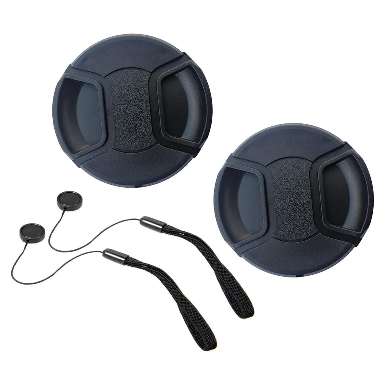 Tapa de Lente 77 mm Huipuxiang - Compatible Canon y Nikon [2 Pcs]