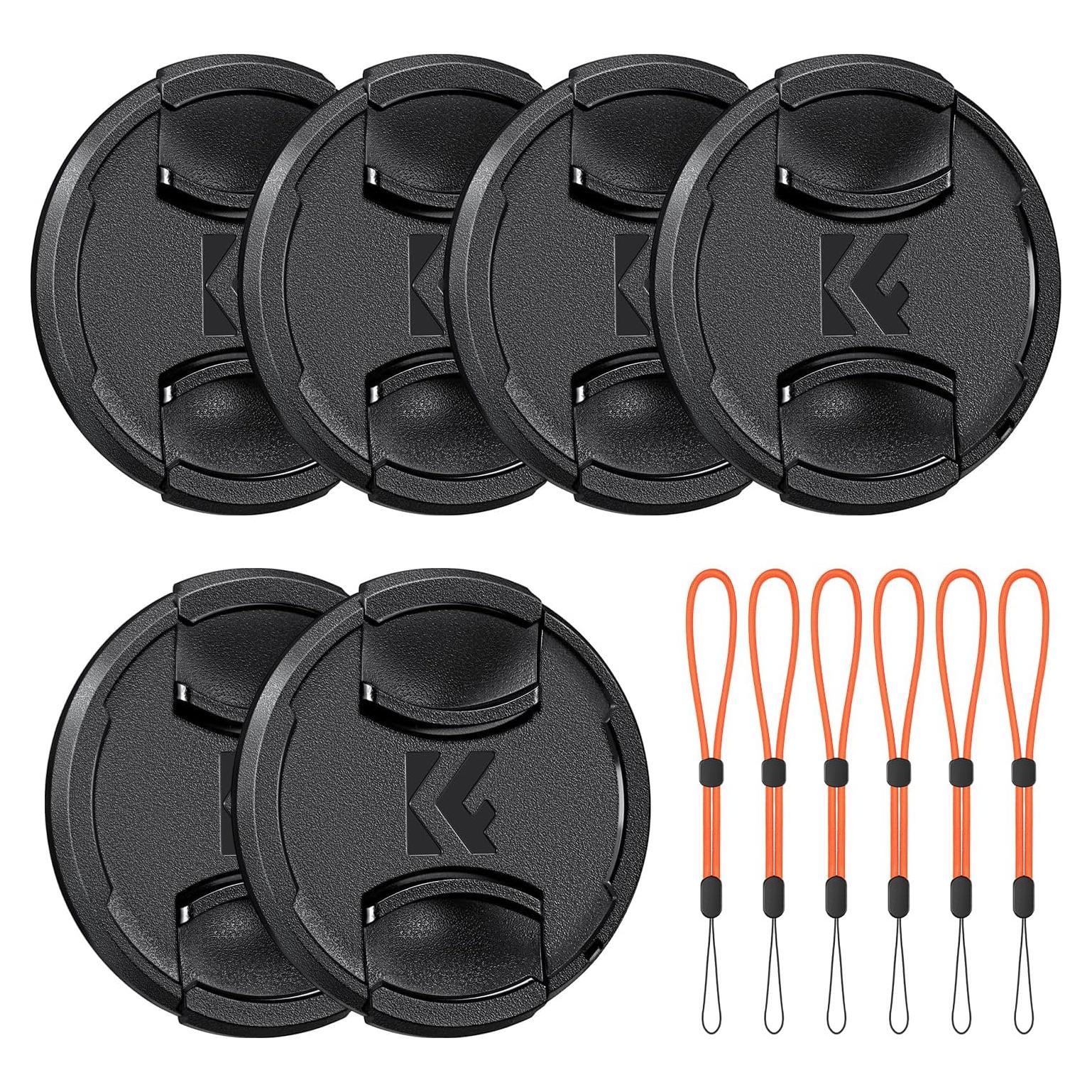 Tapa de Lente Frontal K&F Concept 82mm con Sujetador Antipérdida