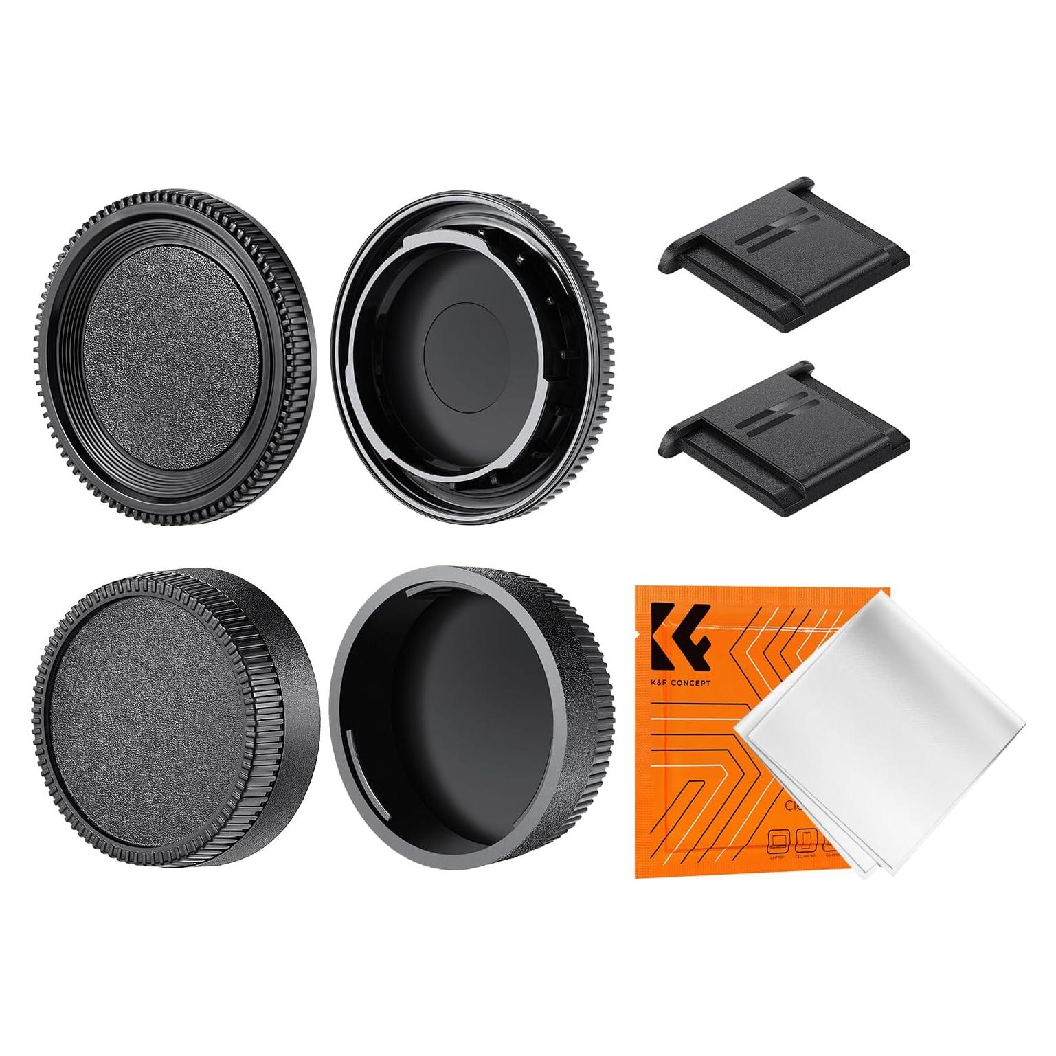 Kit de Tapa de Cuerpo y Lente Nikon F K&F Concept