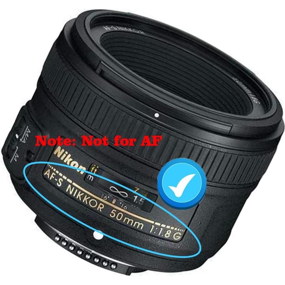 Cubierta de lente 58mm Huipuxiang para Nikon AF-S 50mm