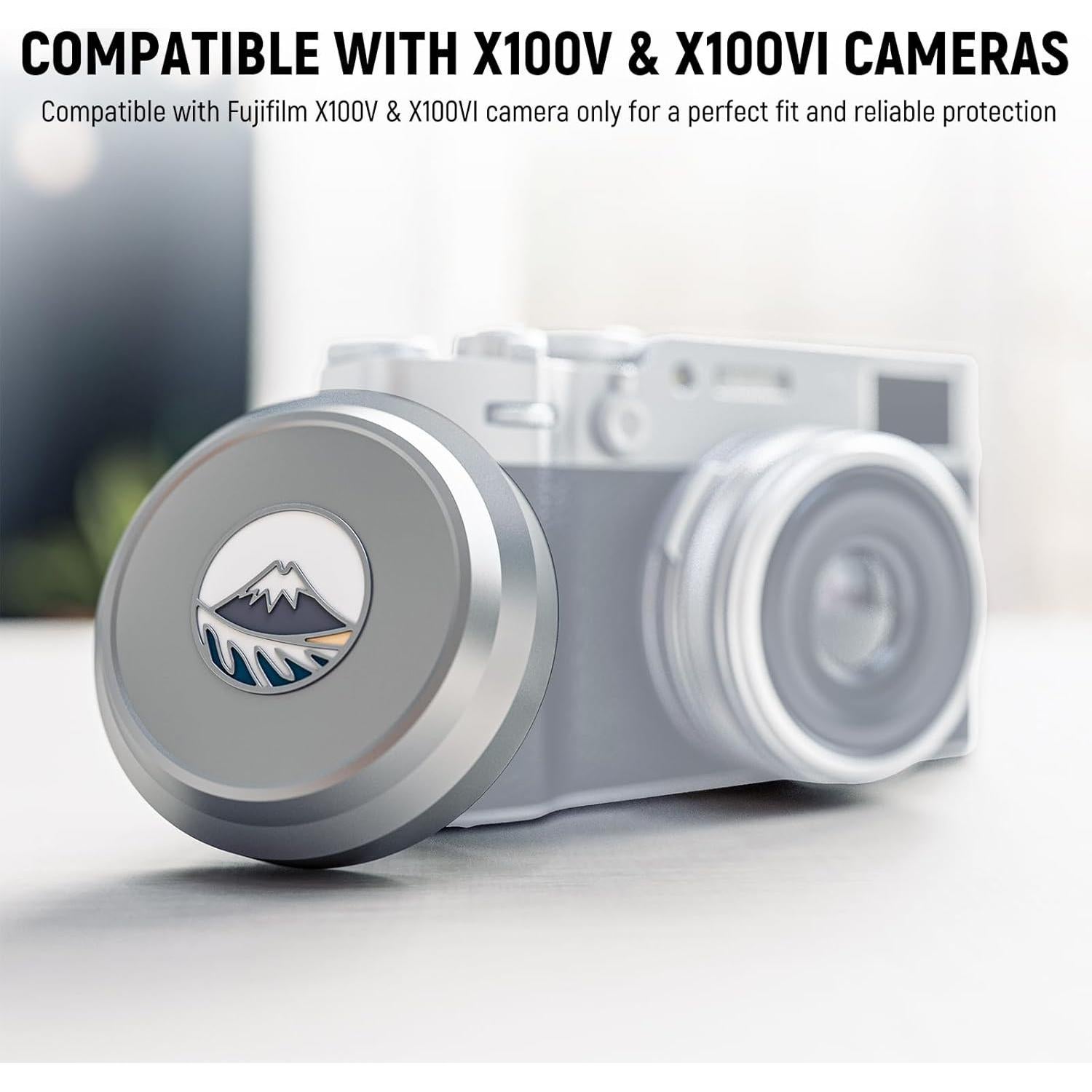 Tapa de Lente NEEWER para Fujifilm X100V/X100VI - Plateada