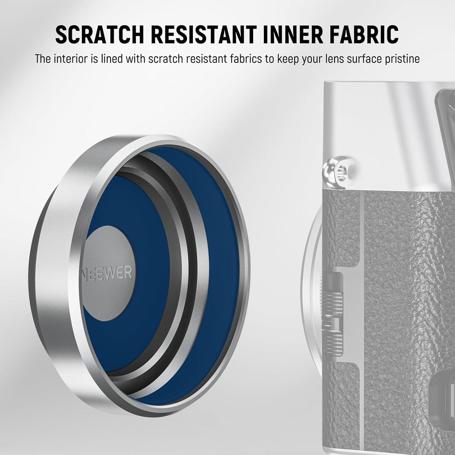 Tapa de Lente NEEWER para Fujifilm X100V/X100VI - Plateada