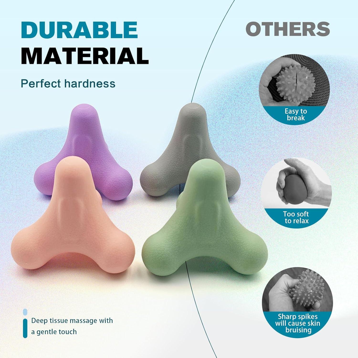 Bola de Masaje Kearning 4 Patas para Alivio Muscular Verde