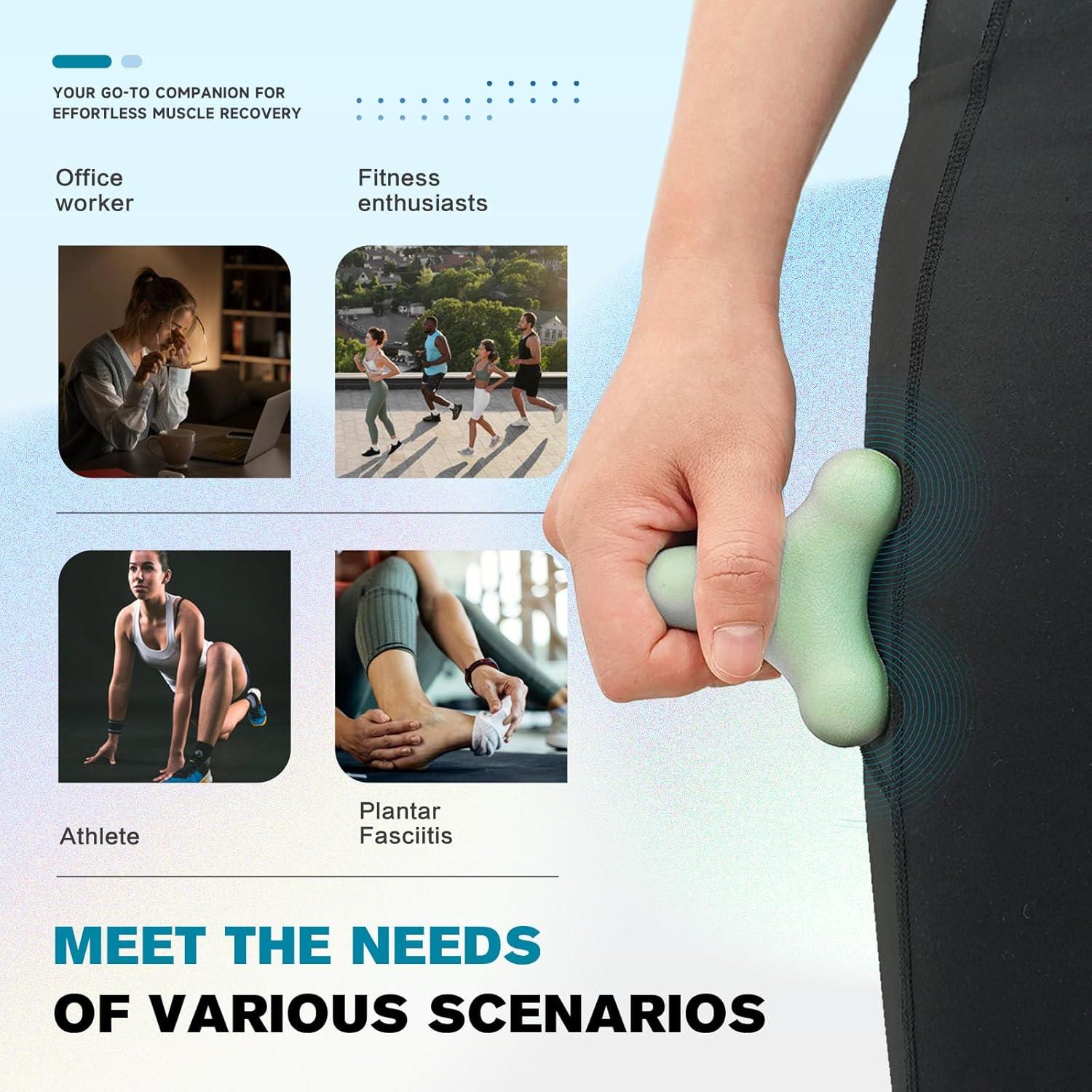 Bola de Masaje Kearning 4 Patas para Alivio Muscular Verde