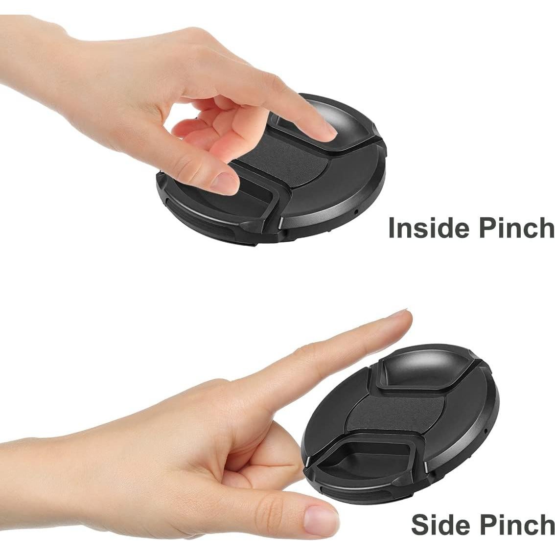 Tapa de lente SIOTI 37mm + paño de limpieza, modelo LC-37