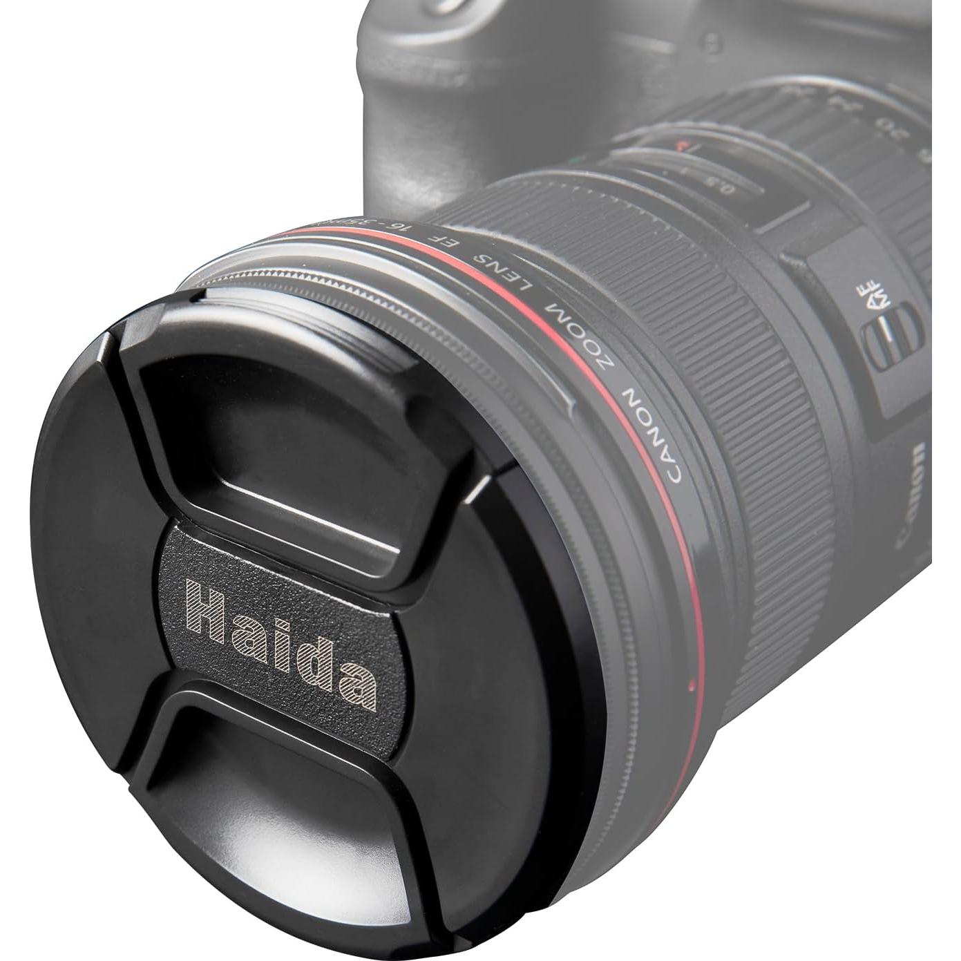 Tapa de Lente Haida Snap-on 72mm - Protector ABS Duradero