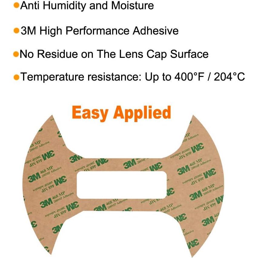 Tapa de Lente de Cuero Foto&Tech 58mm para Cámaras Nikon - 2 Pack