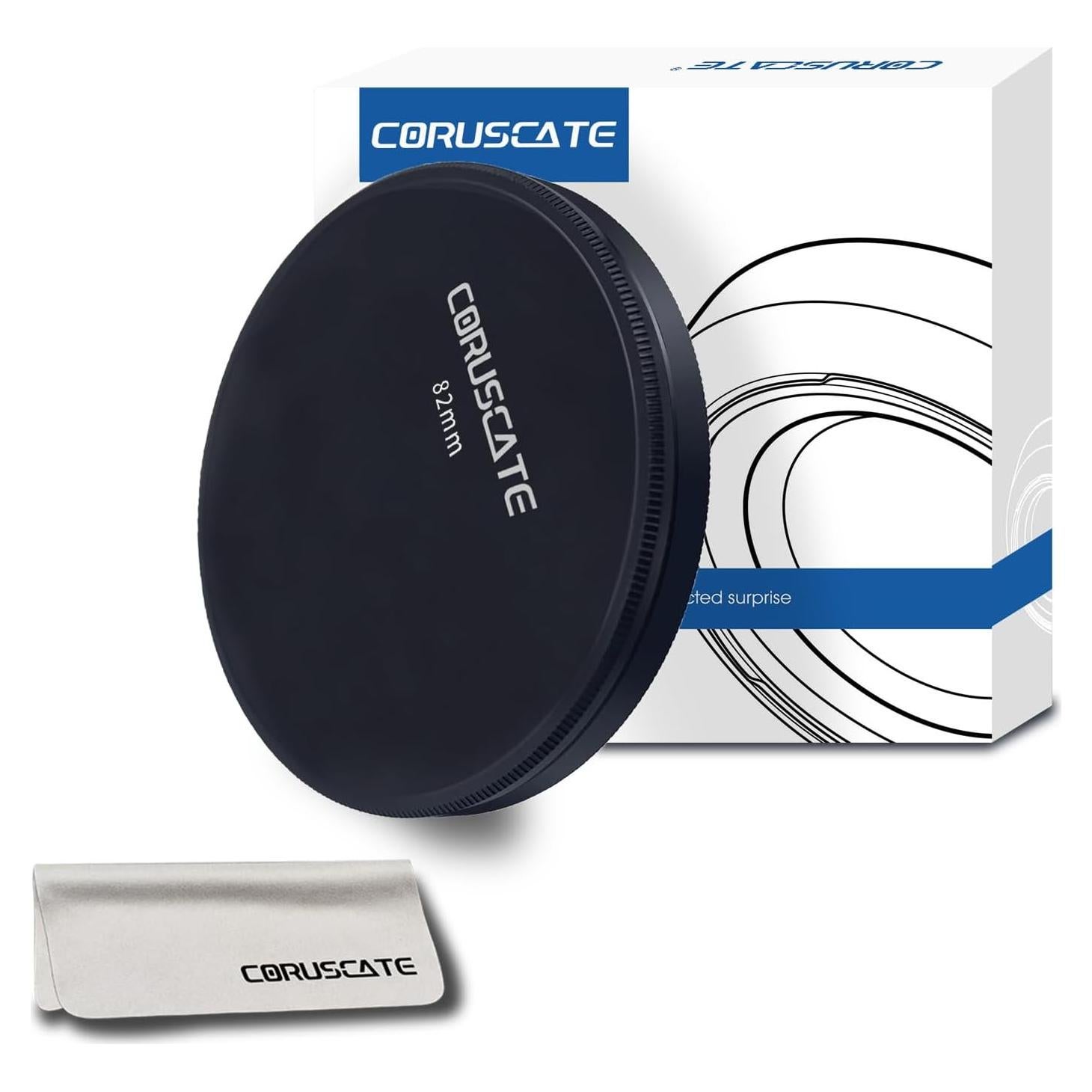 Tapa de Filtro de Lente de Metal Bojun 82mm + Paño de Limpieza