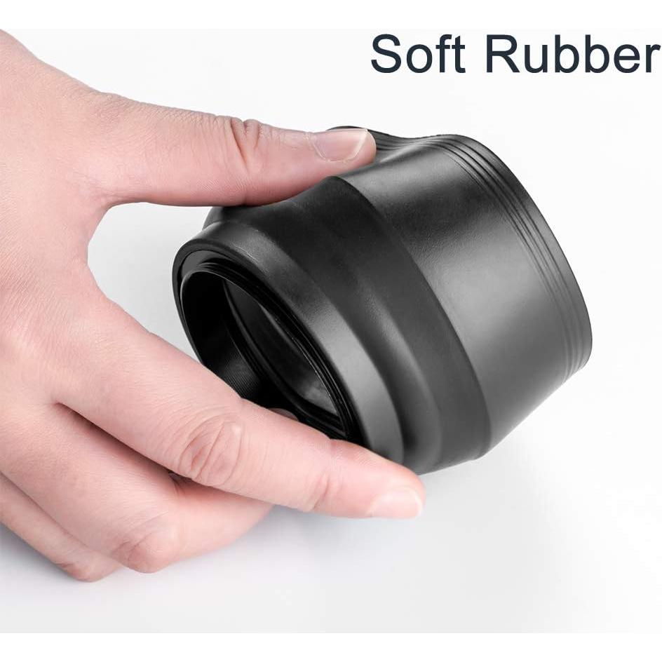 Capucha de lente colapsable 55mm X-SweetDream con tapa