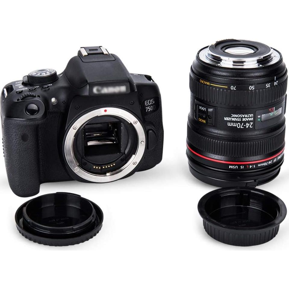 Juego de 10 tapas para lente y cuerpo Canon DSLR - JJC