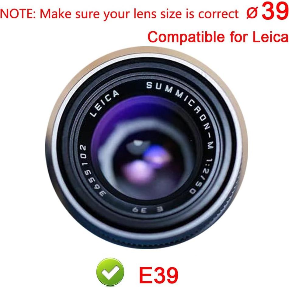 Tapa de Lente 39mm FANZR para Leica y Fujifilm - 2 Paquetes