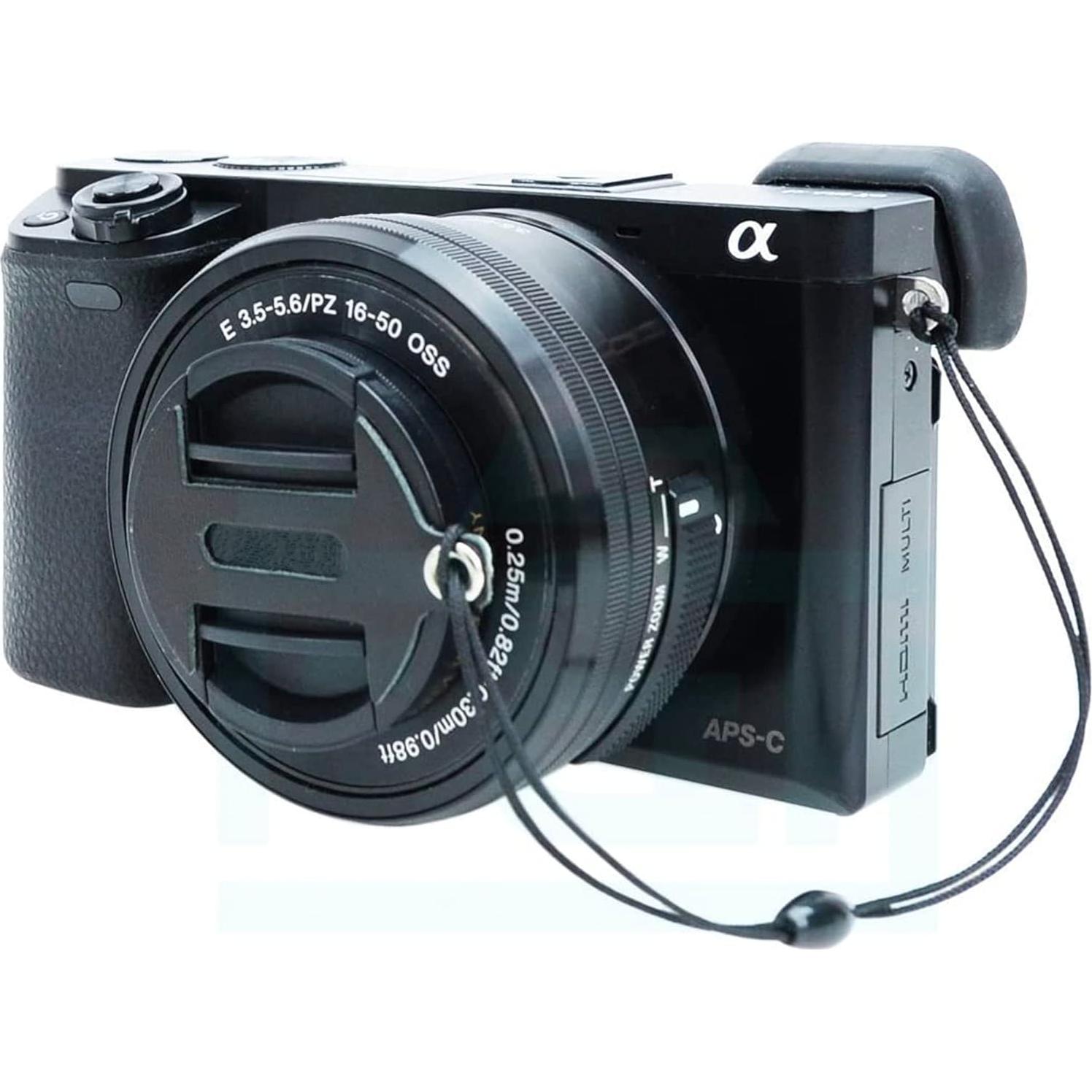 Tapa de Lente de Cuero Foto&Tech 77mm para Sony A7 Series