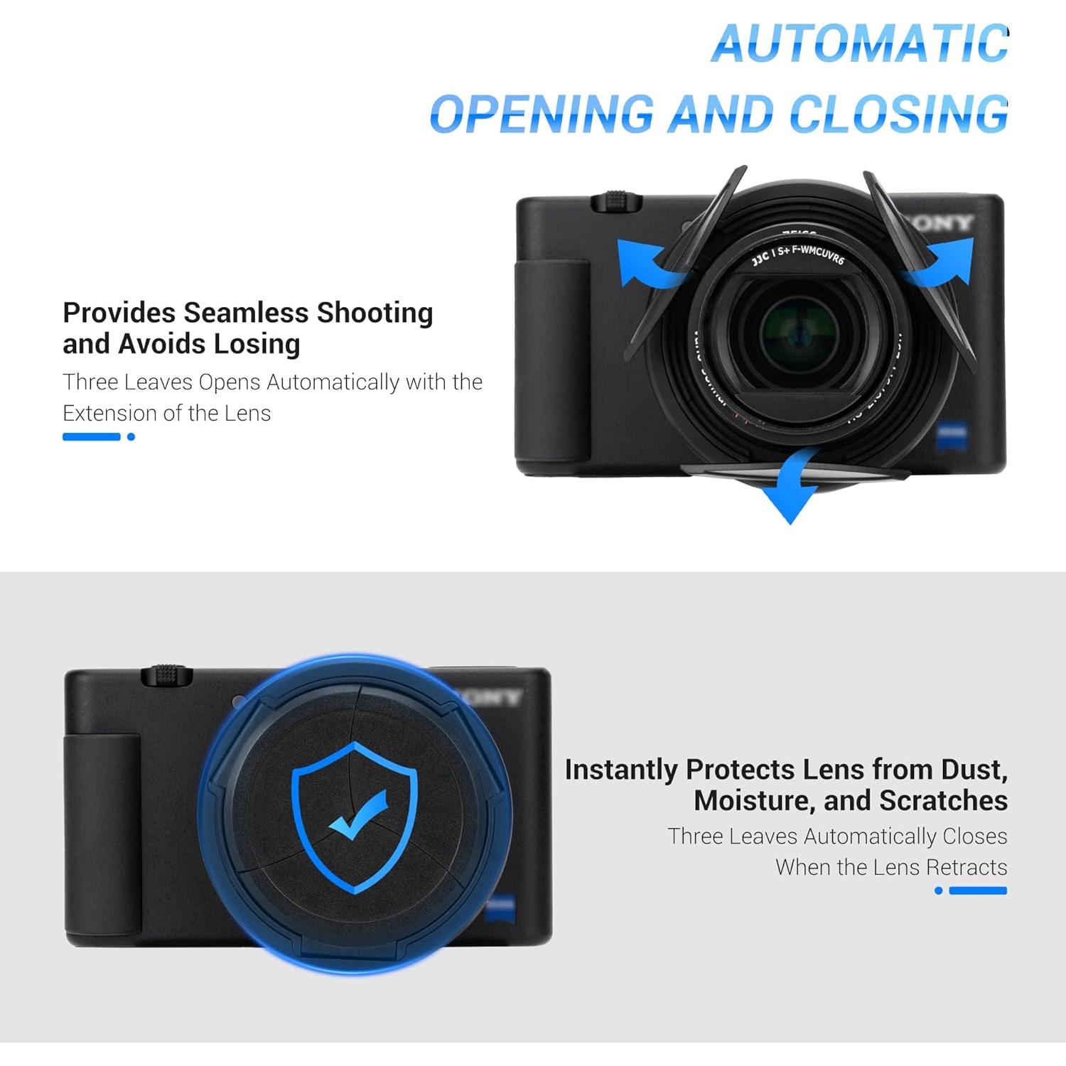 Tapa de Lente Automática para Cámara Sony ZV-1 II - Anti-rayones