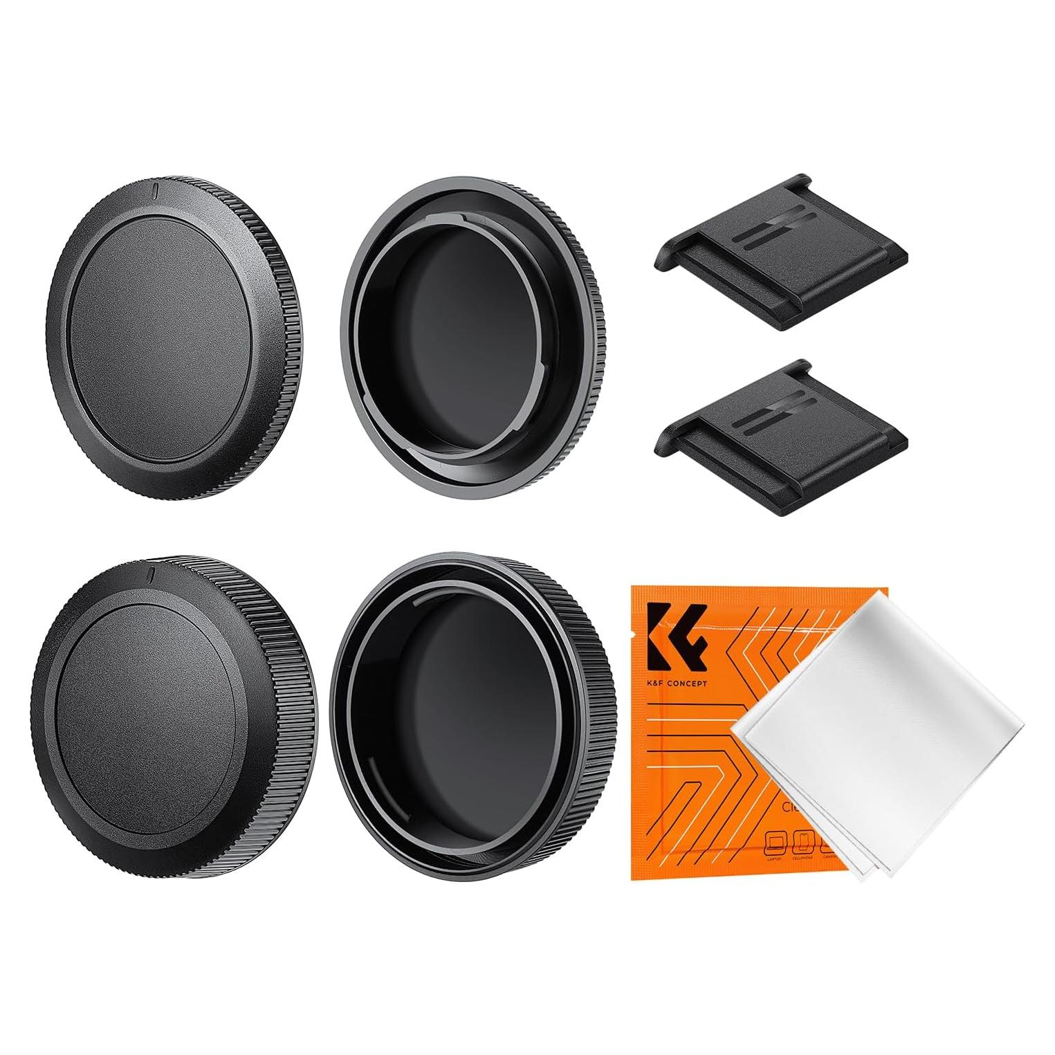 Kit de Tapas RF Canon - 2x Cuerpo, 2x Lente, 2x Zapata