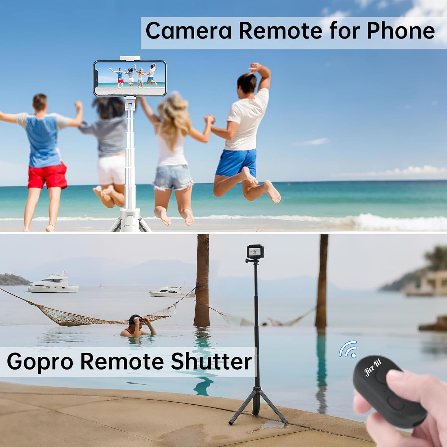 Control Remoto Bluetooth Jier R1 para Cámara y GoPro - 20m
