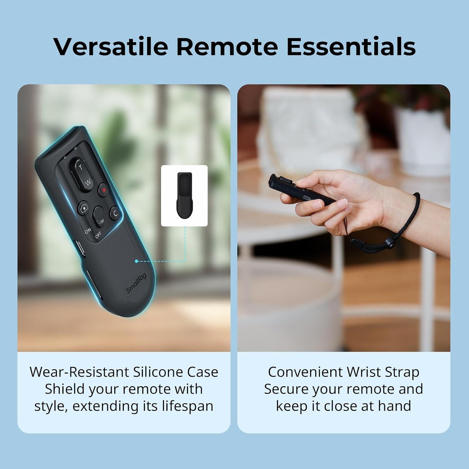 Control Remoto Inalámbrico SMALLRIG 5207 para Cámaras Sony Canon Nikon