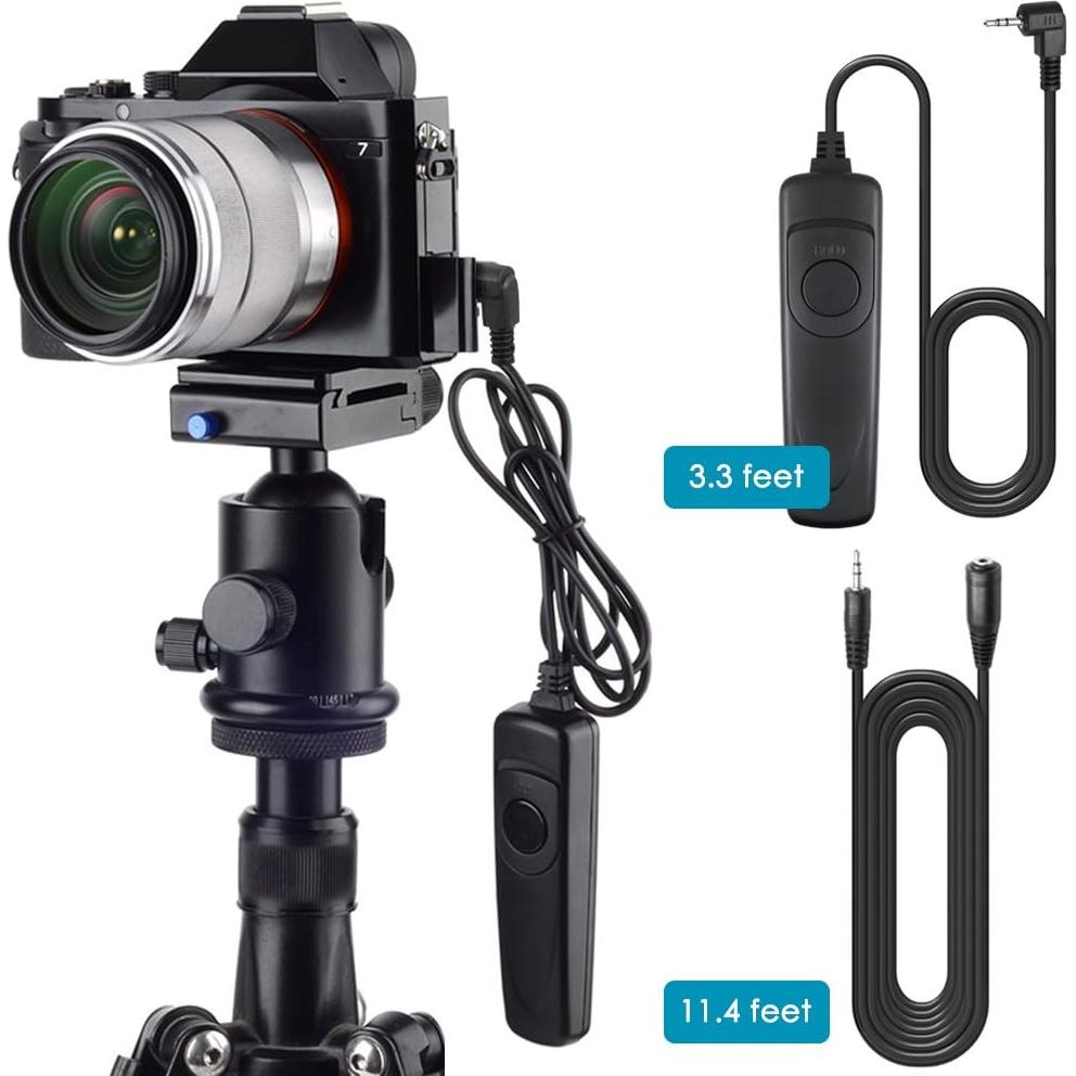 Control Remoto de Obturador AFUNTA RS-60E3 con Cable 4.5m