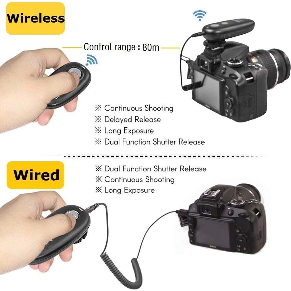 Control Remoto Inalámbrico PHOLSY para Cámara Fujifilm RR-90